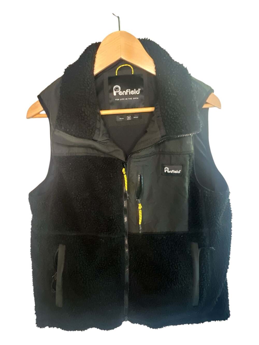 Penfield Men's Outdoor Borg Fleece Zip Gilet Vest